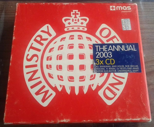 Ministry Of Sound The Annual 2003 Boxset De 3 Cds Y Poster