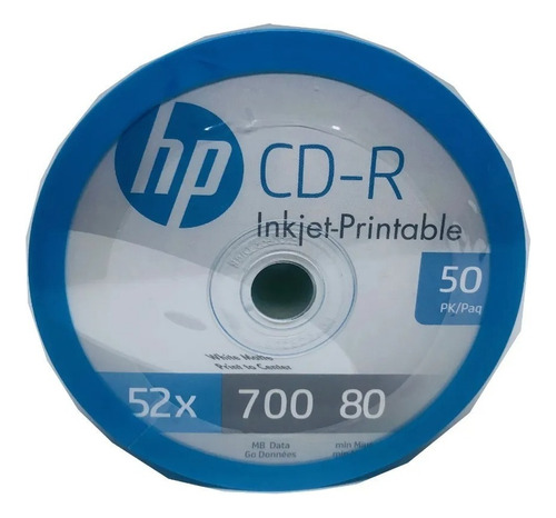 Cd-r Hp Printable Full Face Blanco 50 Piezas