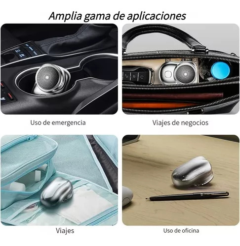 Mini Afeitadora Usb Recargable Compacta Recortadora De Barba