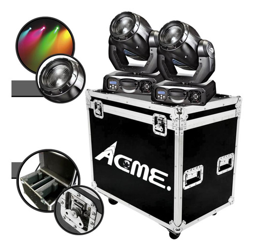 2 Moving Head Im-575 W2/fc Efeito Wash Mistura De Paletas