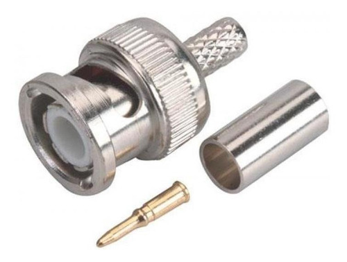 Conector Macho Tipo Bnc De Apretar Para R | 200-145