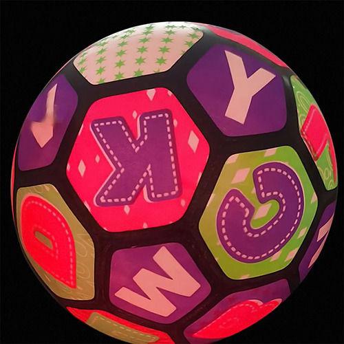 Balón Colores Vibrantes , Mxfgw-003, 3 Pzas, #5, Led, Multic Color Azul