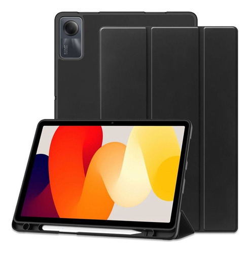 Protector Case Magnetic Folio Cover Xiaomi Redmi Pad Se Color Negro - Portapencil