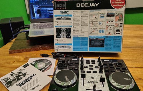 Hércules Dj Control Instinct Serie S Con Placa De Audio Negro (Usado)
