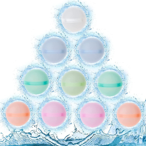 Globos De Agua Reutilizables Con Imanes Juego Pelota Alberca