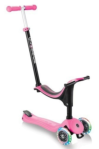 Scooter Todo En Uno Globber Go Up Sporty Plus, Pink