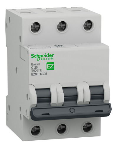Interruptor Termomagnetico 3x25a 10ka 220v Tipo Ez11