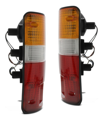 Imagen 3 de 8 de Faro P/ Toyota Hilux 93/01 Trasero Izquierdo