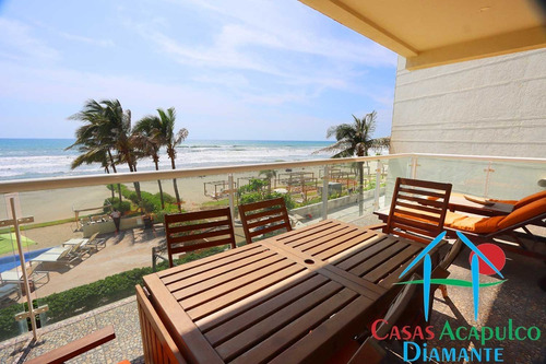 Imagen 15 de 30 de Cad Ocean Front 201. Depa De Playa Con Terraza Y Vista Al Mar