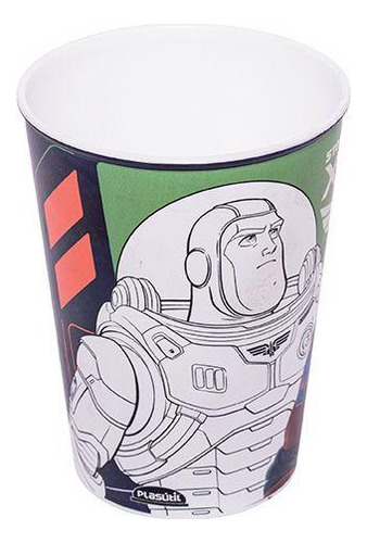 Copo 320 Ml Buzz Lightyear Para Colorir Plástico Plasútil