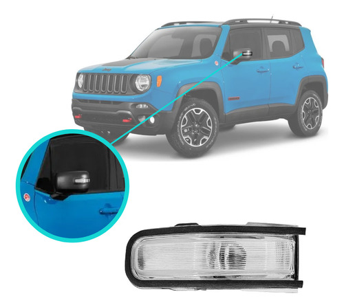 Pisca Retrovisor Esquerdo Jeep Renegade 2015 2016 2017 2018