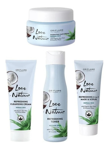 Set Love Nature Agua De Coco