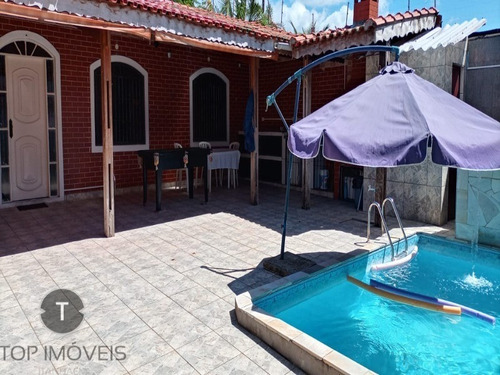 Imagem 18 de 30 de Linda Casa Com 3 Dormitórios No Centro De Itanhaém, Com Piscina E Churrasqueira A Menos De 300 Metros Da Praia. - Ca00833 - 70630852