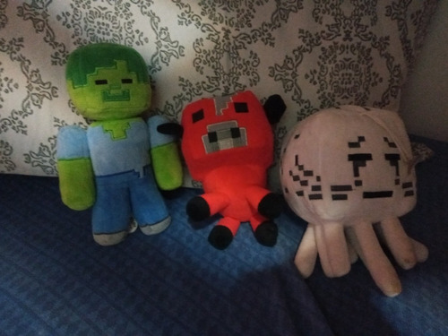 Peluches De Minecraft,mojang Originales (excepto El Blanco)