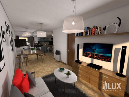 Departamento Un Dormitorio Al Contrafrente Con Balcón En Construcción - Abasto