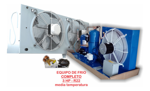 3hp Multigas Equipo Frio Completo - Media Temperatura