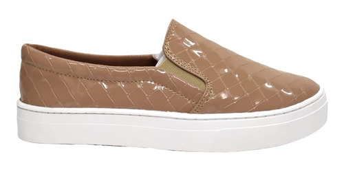 Slip On Tenis Feminino Sapatilhas Verniz 39 40 41 42 43