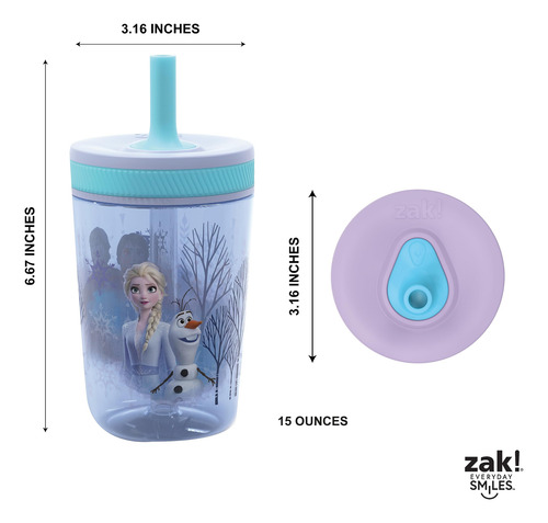 Set De Vasos Zak Designs Disney Frozen Ii Movie Kelso, 450 M