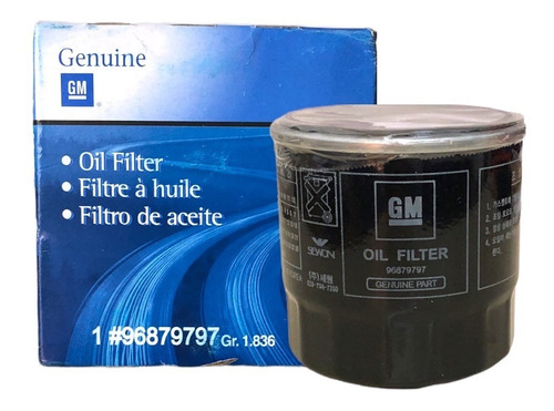 Filtro De Aceite Aveo Original Gm Chevrolet