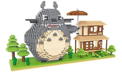 Set De Construcción Totoro Mini Block 3d 2107 Piezas En Caj