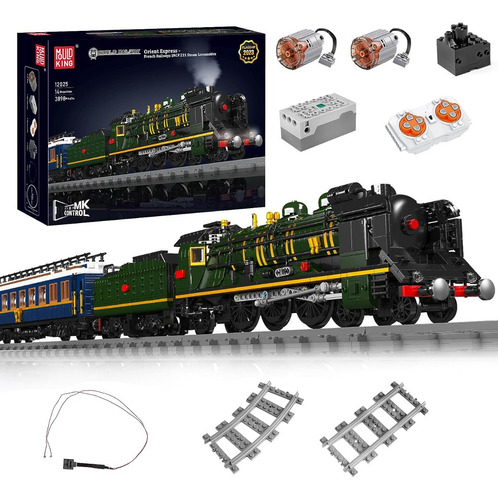 Tren Armable De 3898 Piezas Mouldking Modelo 12025