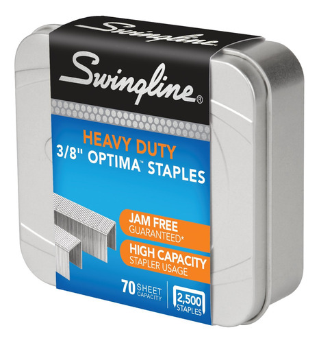 Staples Swingline Optima Heavy Duty 3/8 De Longitud, 2500 Gr