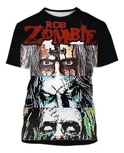 K Camiseta De Hombre Con Estampado 3d De Rob Zombie