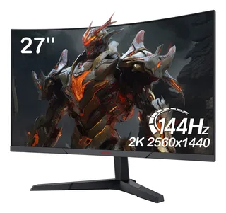 Monitor Koorui Gamer Curvo 27 2k Qhd 144hz 1ms Free/g-sync
