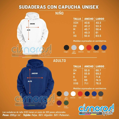 Sudadera Chias Mancha Guadalajara Capucha Todas Las Talla