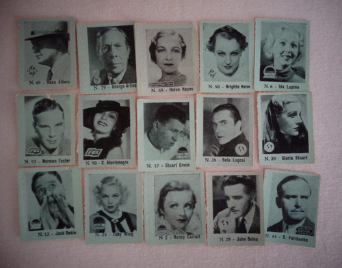 Figurinhas Falchi Fabrica Propaganda Antiga 25 Unidades