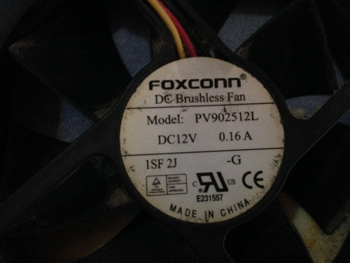 Foxconn Ventilador 12 V 0.16 A 9 Cm 4 Alambre