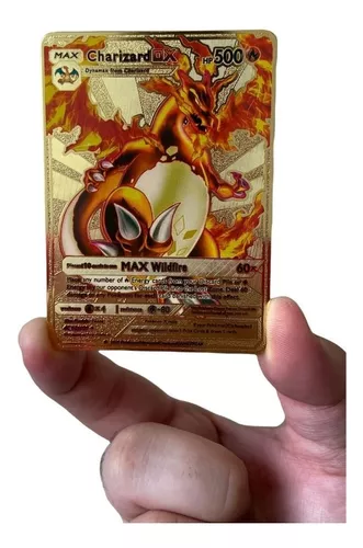 Carta Pokemon Colecionador De Metal Dourada Arceus Vmax