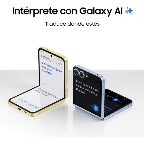 Celular Samsung Galaxy Z Flip 6 Azul Claro 8gb Ram 256gb, Ai, Nacional Con Garantía Azul Claro