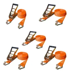 Comprar Kit C/ 5cinta Catraca 5 Ton 50mm 10metro Caminhão Amarração no Mercado Livre