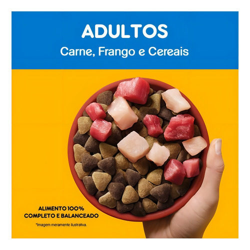 Ração Cães Ad Médios/grandes Carne E Frango 2,7kg Pedigree