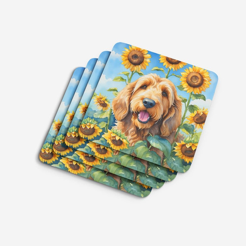 Carolines Treasures Otterhound En Girasoles Posavasos De Esp