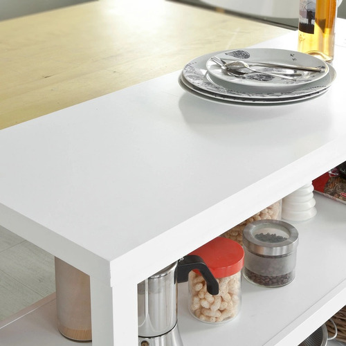 Imagen 4 de 5 de Mueble Arrimo Blanco 2 Niveles