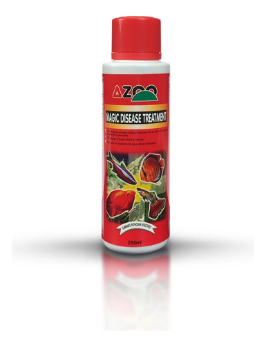 Magic Disease Azoo Fungicida Bactericida 250ml Peces Acuario