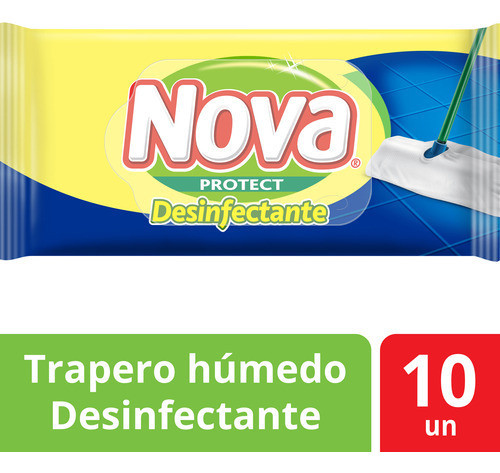 Trapero Húmedo Nova Desinfectante X10