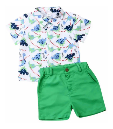 Conjunto Dinosaurios  Short /camisa  