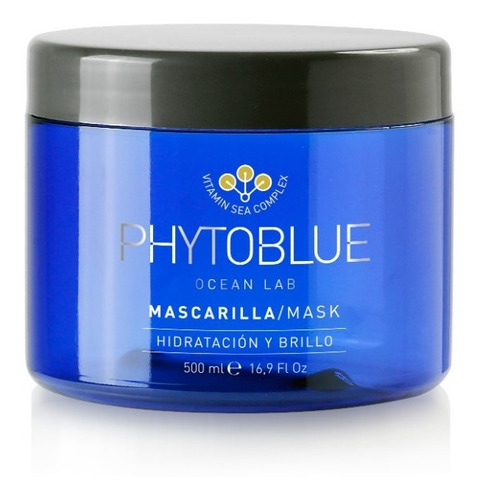 Mascarilla Tratamiento Hidratante Y Brillo Phytoblue 500 Ml