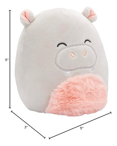 Squishmallows Original 5 Pulgadas Harrison El Hipopótamo -