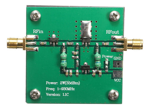 Módulo Amplificador De Potencia Rf Broadband 1-930 Mhz 2w Pa
