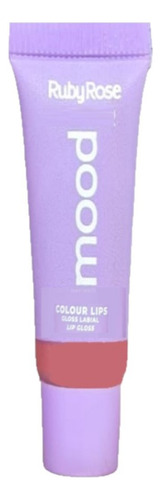 6 Gloss Labial Colour Lips Mood Hb7201 Ruby Rose Atacado