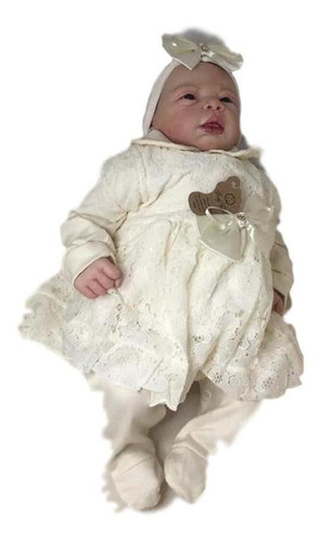 Boneca Bebê Reborn Chloe Com Corpo Inteiro