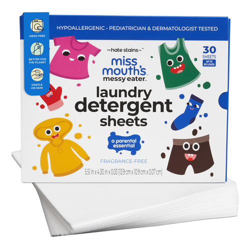 Detergente Para Ropa En Láminas Miss Mouth's Messy Eater