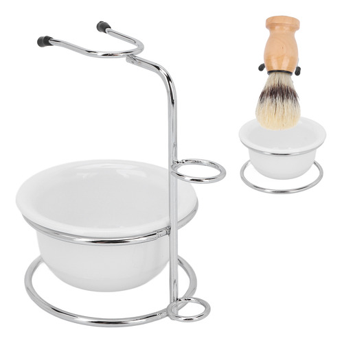 Conjunto De Tigelas De Barbear Stand, Escova De Sabonete De