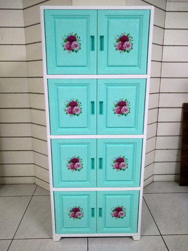 Gabinete De Almac. Multifuncional Pvc 8 Puertas Model 910827