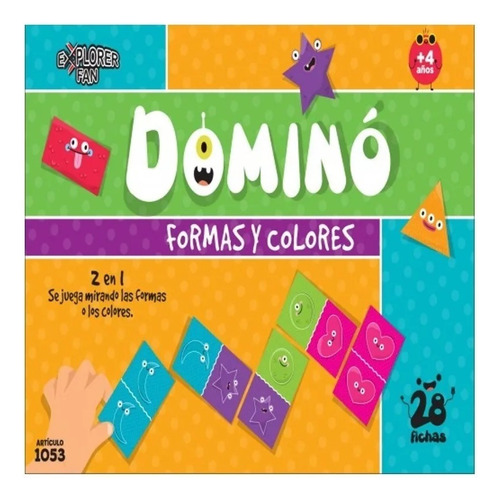 Juego Domino Formas Y Colores Explorer Fan
