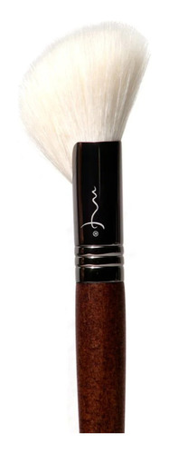 Brocha De Abanico Angular Marifer Brocha Mf Cosmetics Yx1730 Color Marrón